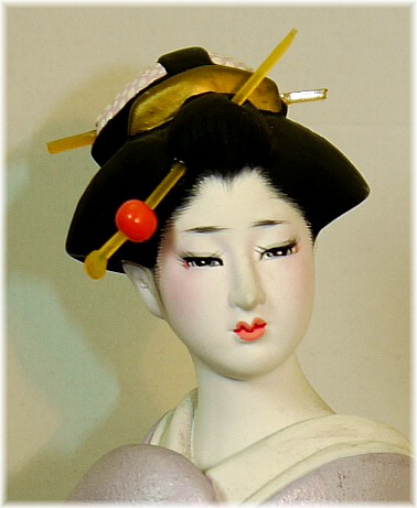 японская статуэтка, керамика, мастеские Хаката, 1960-е гг