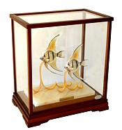 японская серебряная интерьерная композиция Рыбки