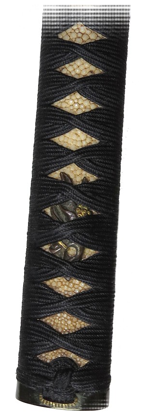 японские мечи, рукоять с обмоткой шелком