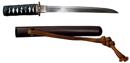 японский самурайский кинжал танто Сукэсада